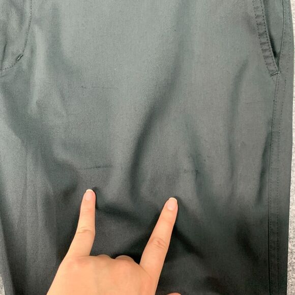 Nike Golf Pant Mens 34 Black Flat Front Dri Fit Stretch Tech Performance Chino - Picture 4 of 15